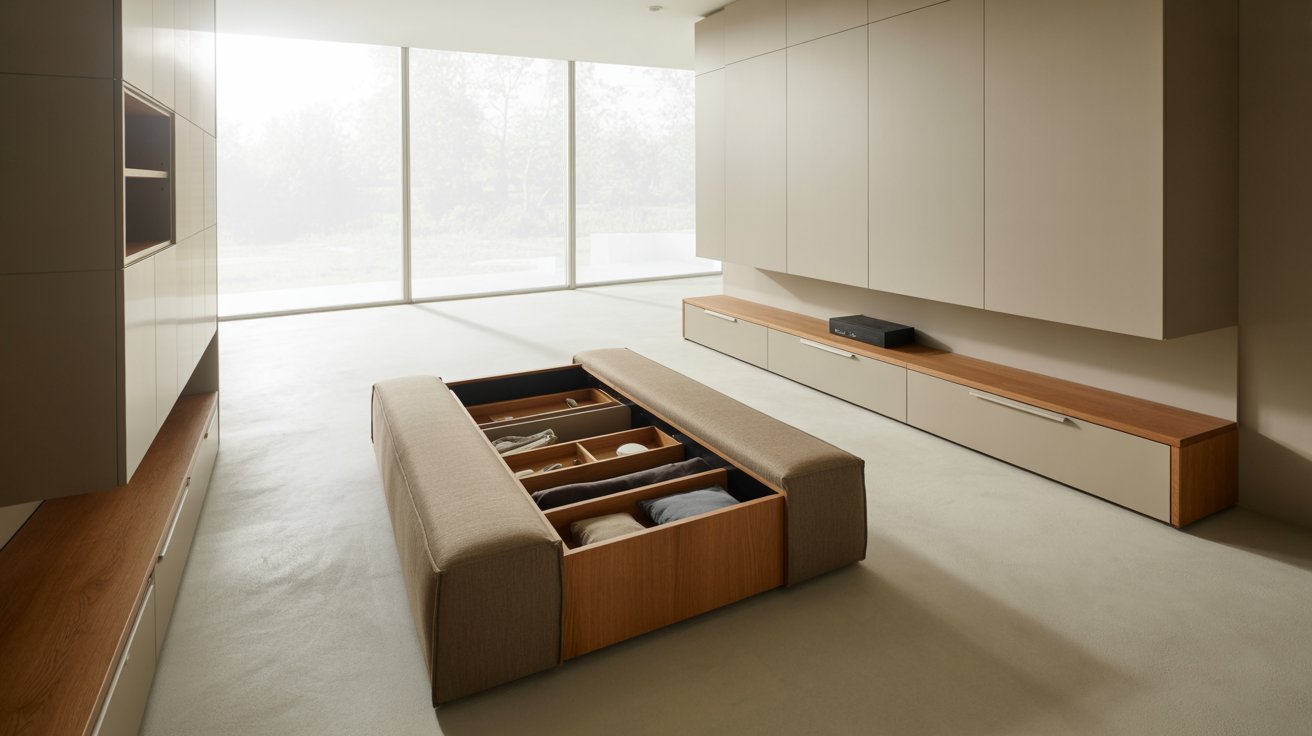 Add Hidden Storage for a Clutter-Free Space