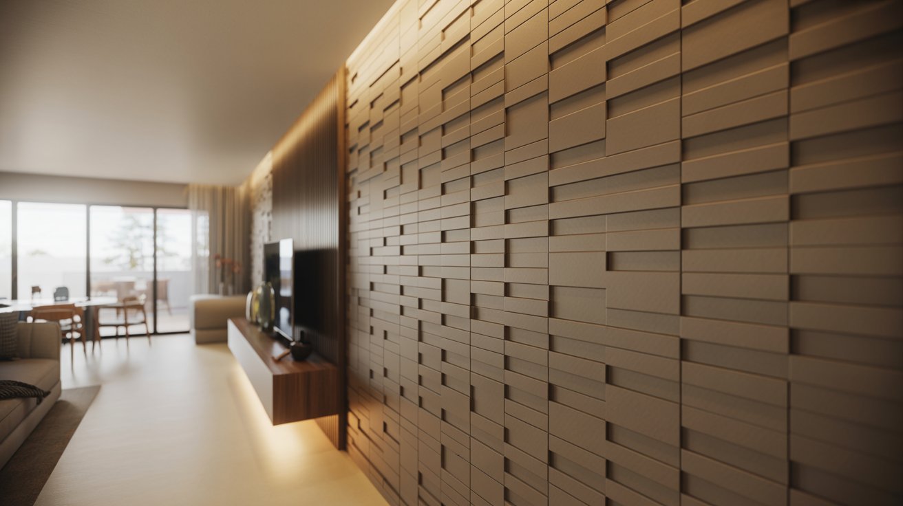 Add a Feature Wall with Texture or Panels