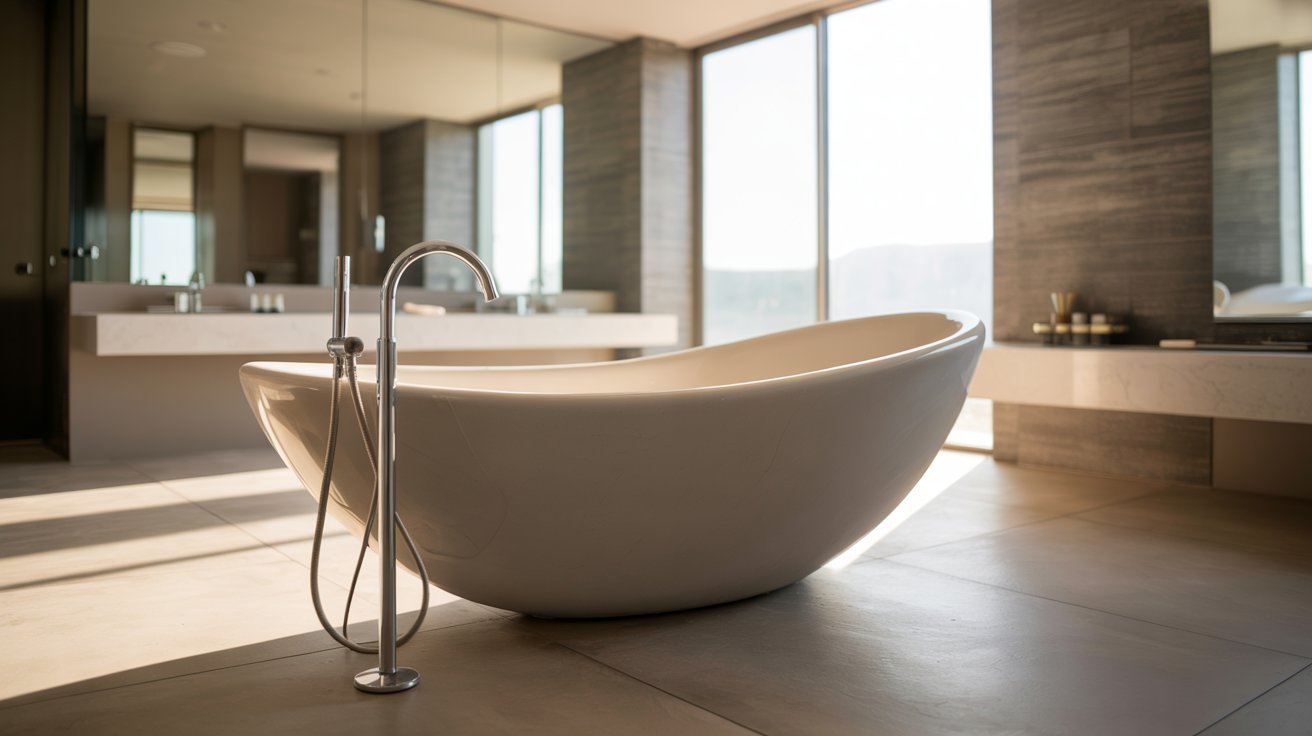 Add a Freestanding Bathtub