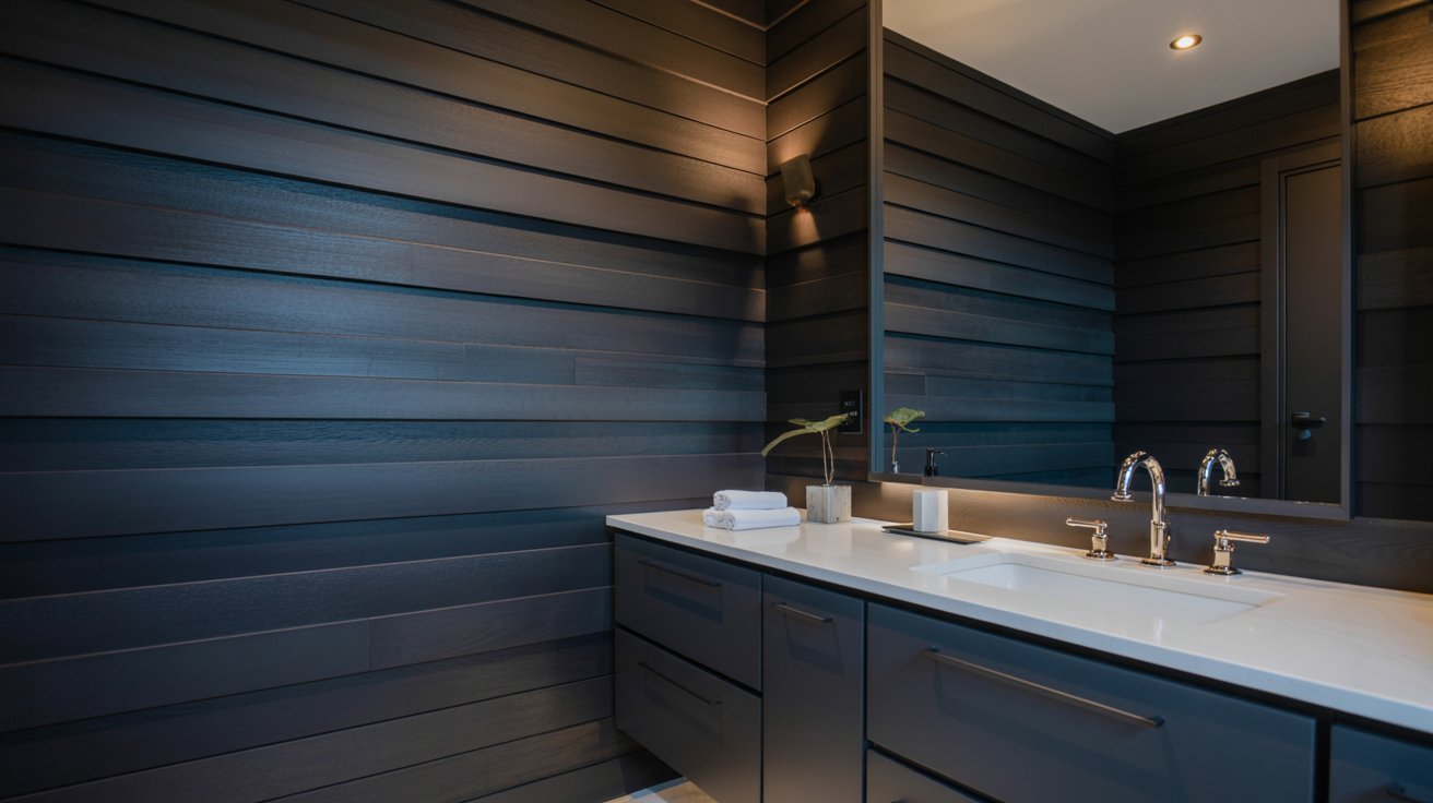 Black and Navy Shiplap