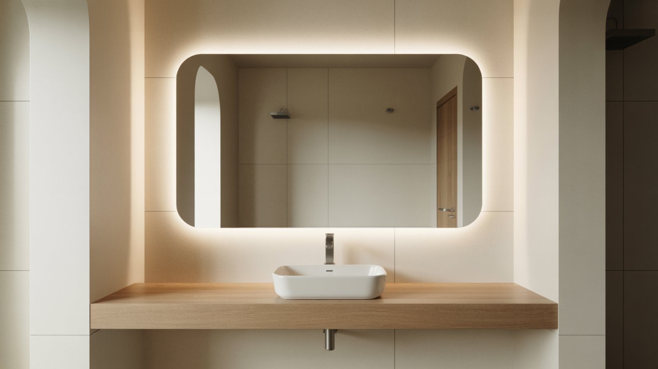 Install Backlit Mirrors