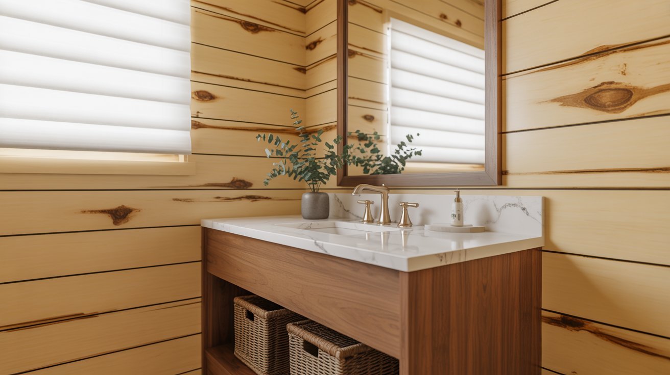 Minimalist Shiplap Feature Wall