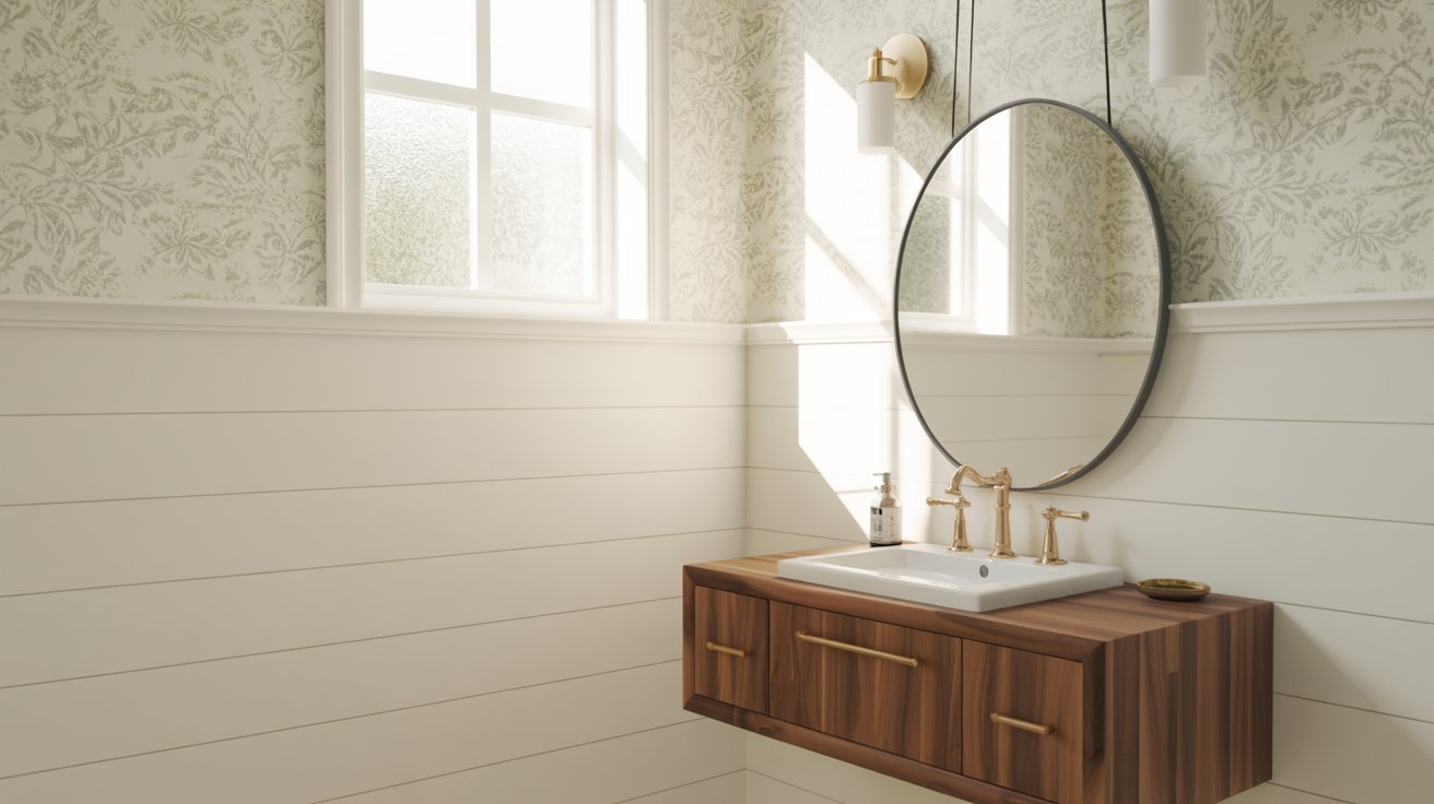 Shiplap and Wallpaper Combinations