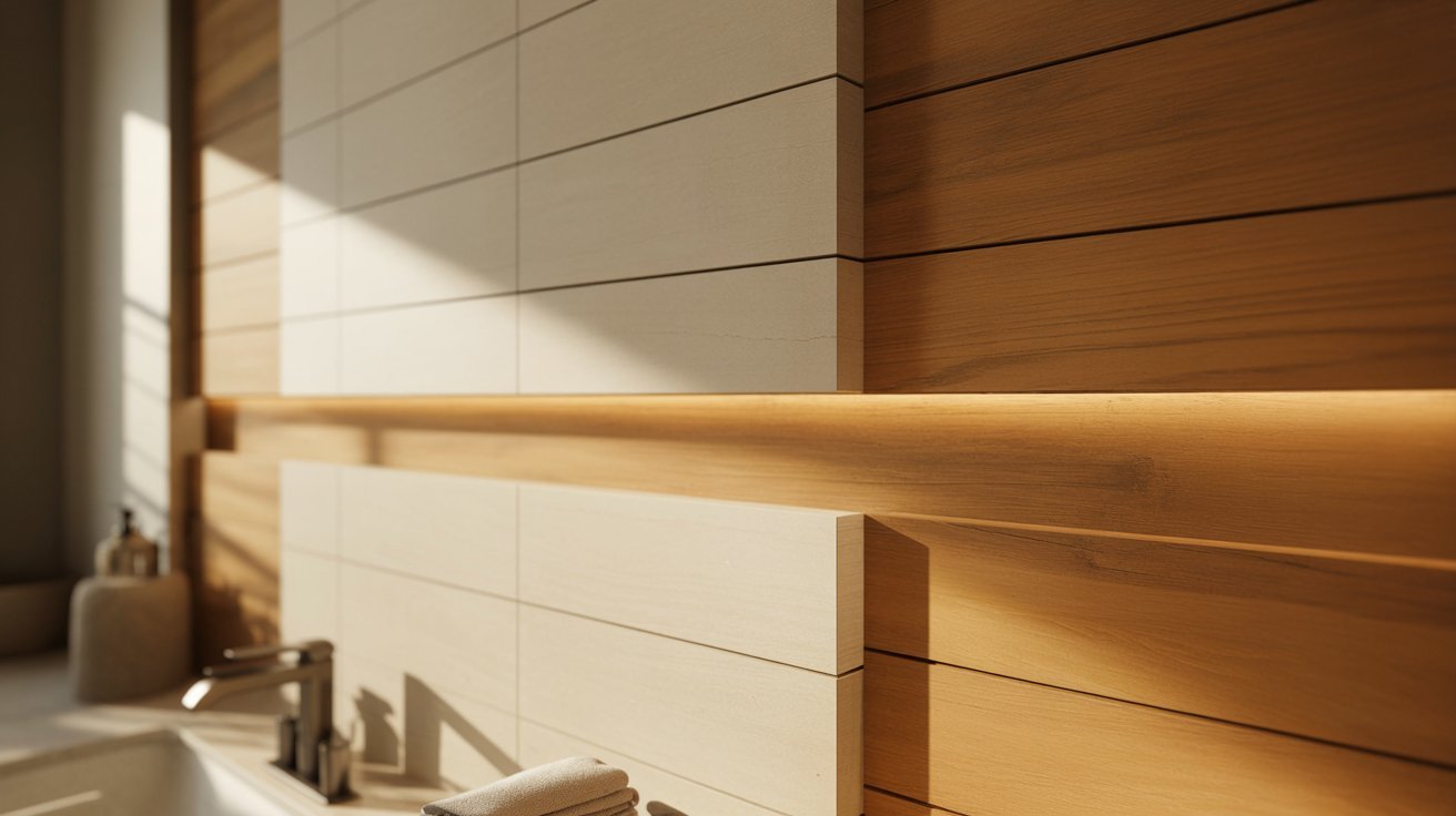 Shiplap with LED Strip Lighting