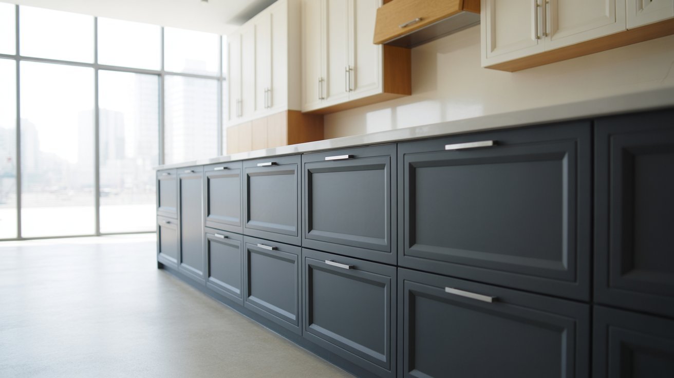 Use Two-Tone Cabinet Finishes