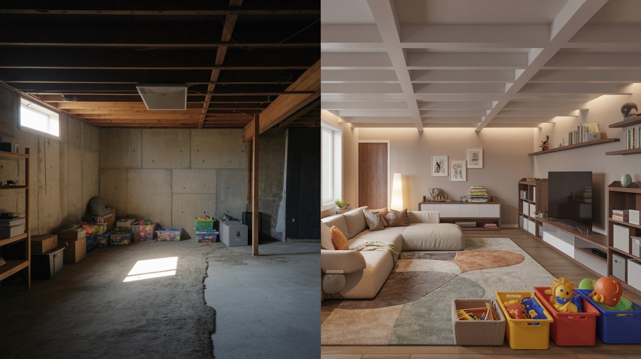 Basement Playroom and Family Area Ideas