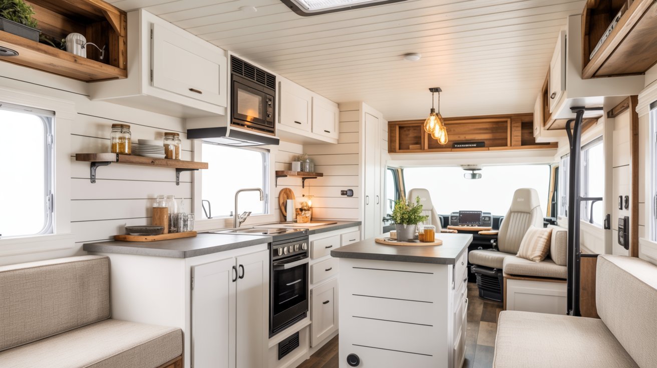 Farmhouse Style Toy Hauler Remodel
