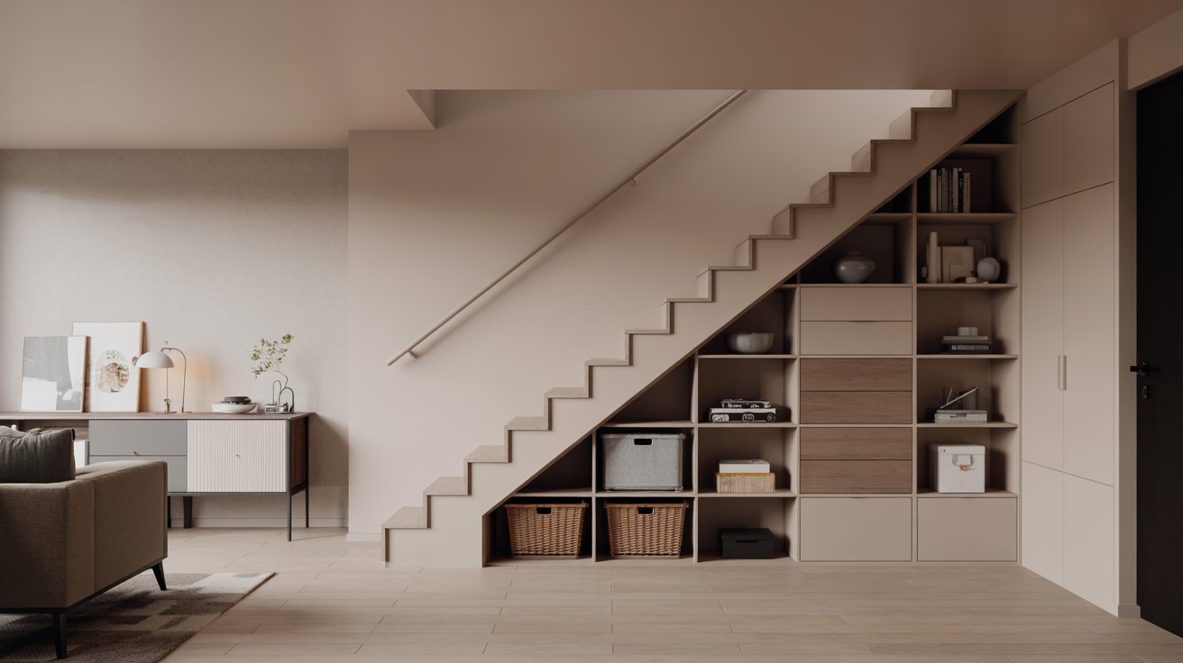 Under Basement Stairs