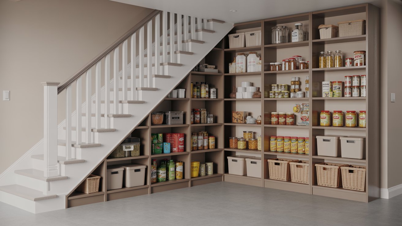 Pantry-Style Storage for Extra Supplies