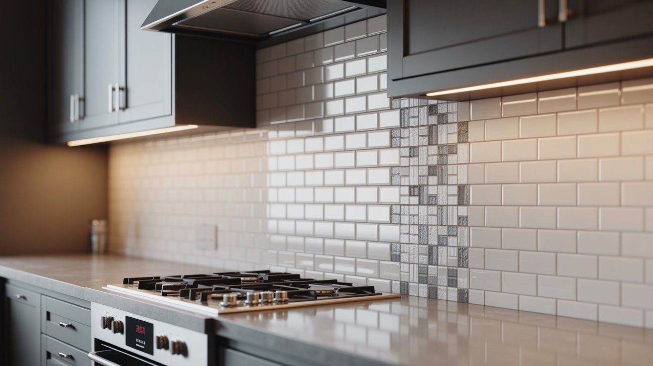 A kitchen featuring a stove and a sink, showcasing a functional cooking and cleaning area.