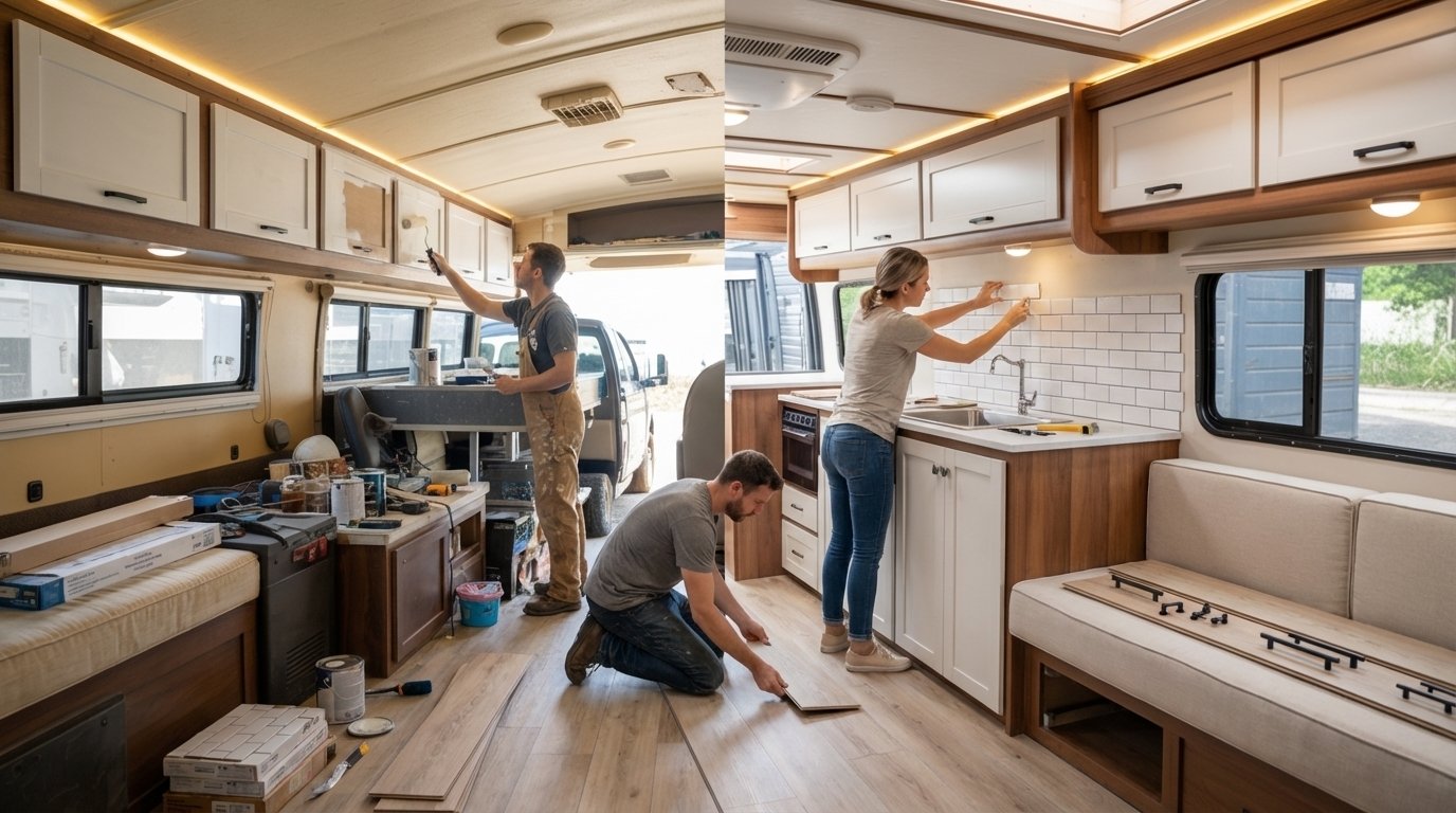 DIY Toy Hauler Remodel Tips for Beginners
