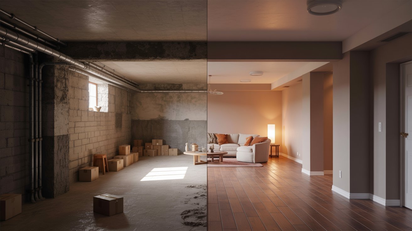 Why Basement Remodel Before and After Ideas Matter
