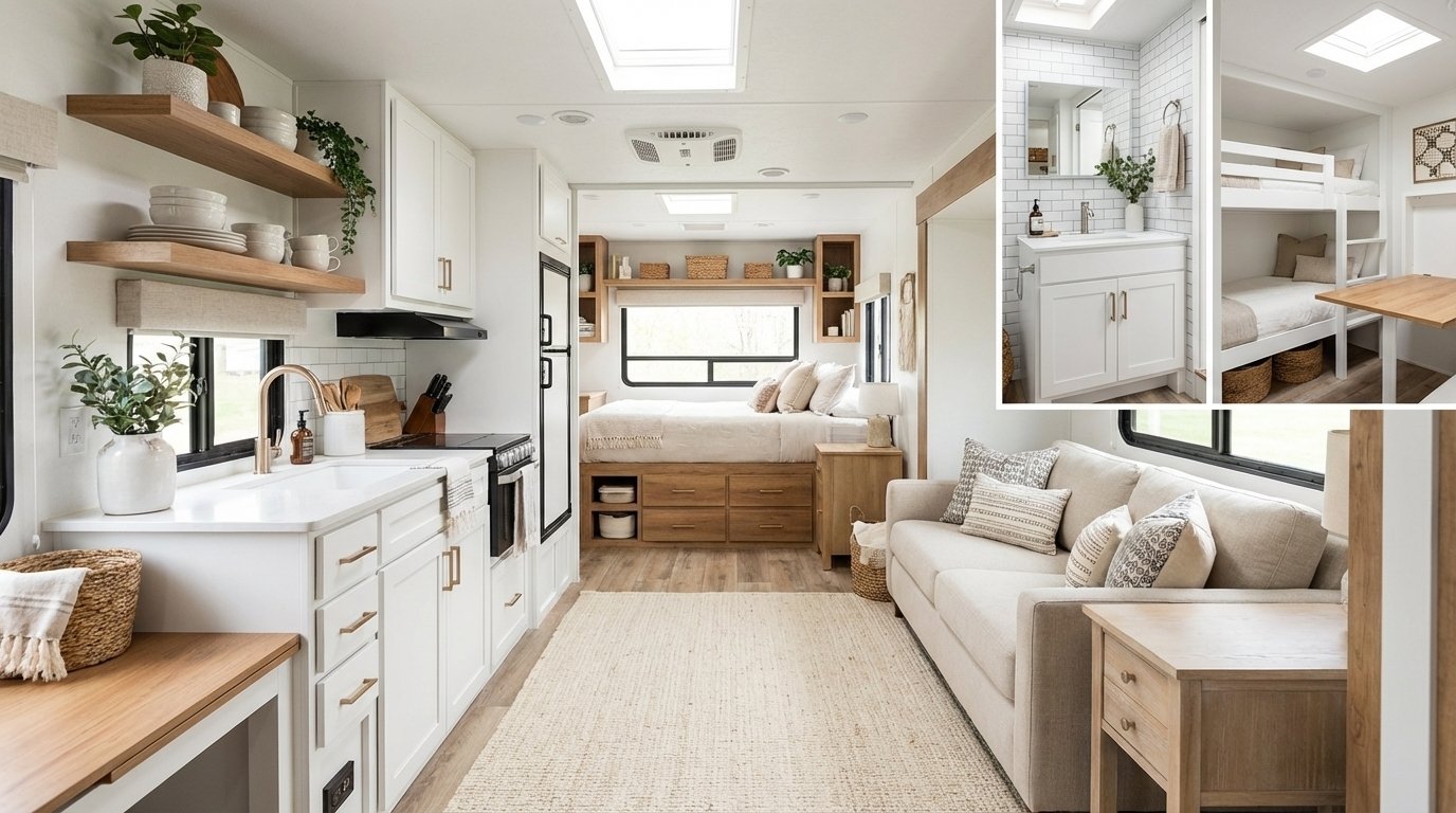 Before and After Toy Hauler Remodel Ideas by Space
