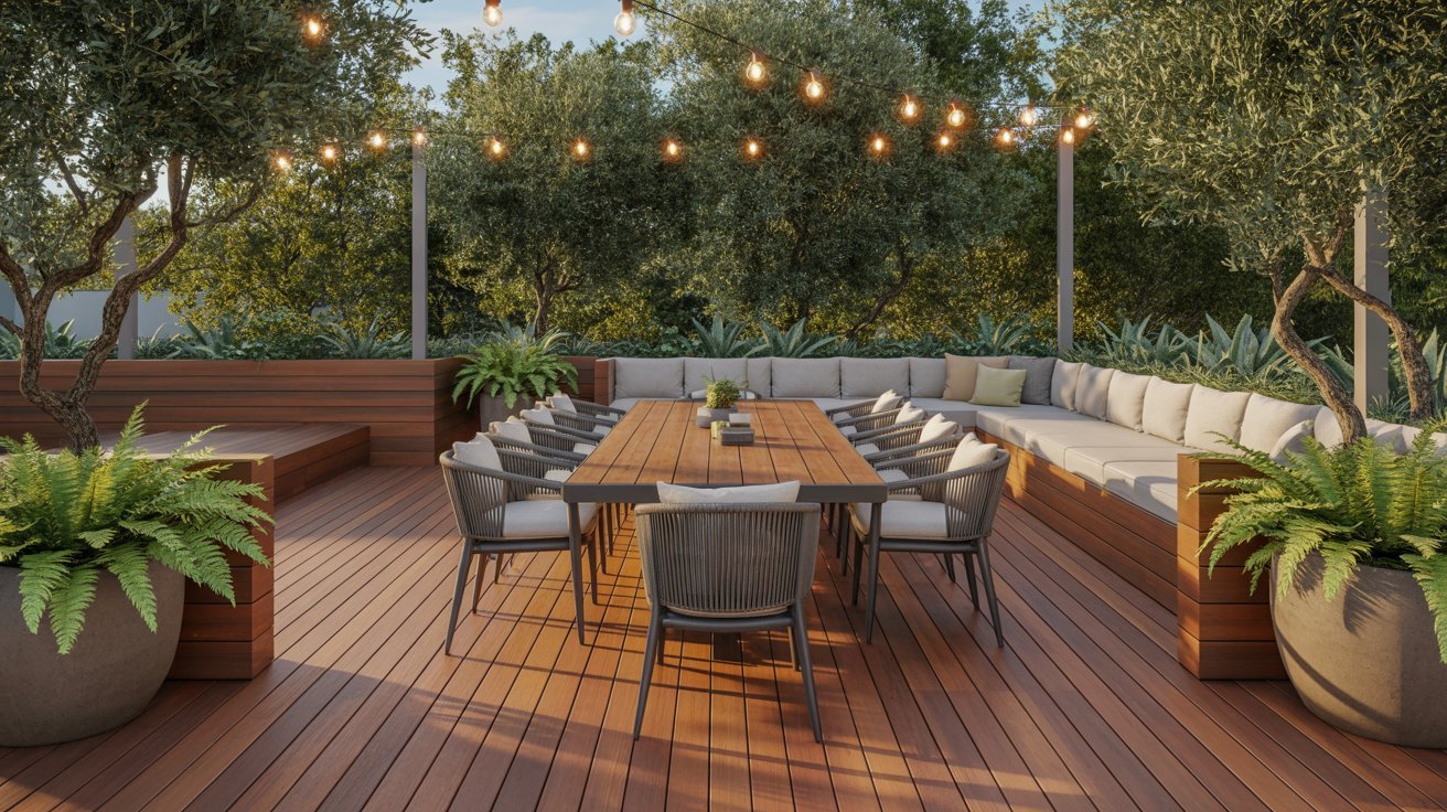 Raised Deck for Sloped Yards