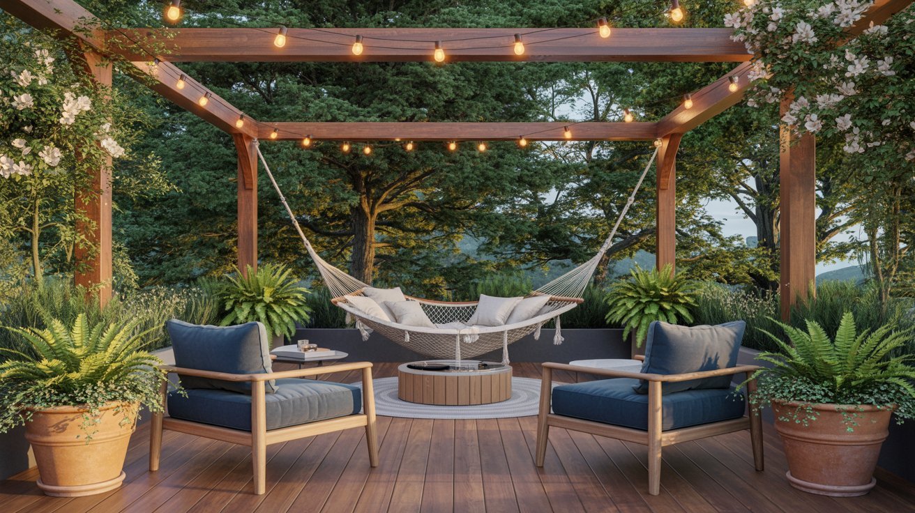 Hammock or Swing Deck Feature