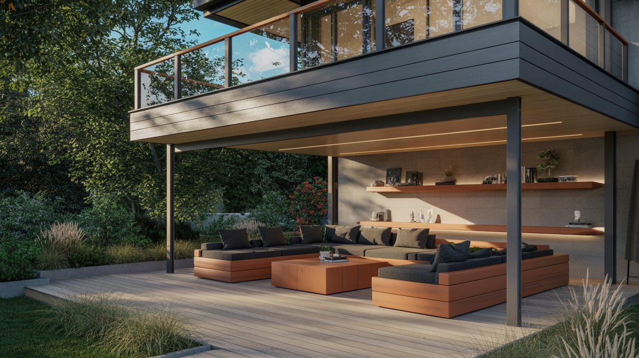 Under-Deck Storage or Living Space