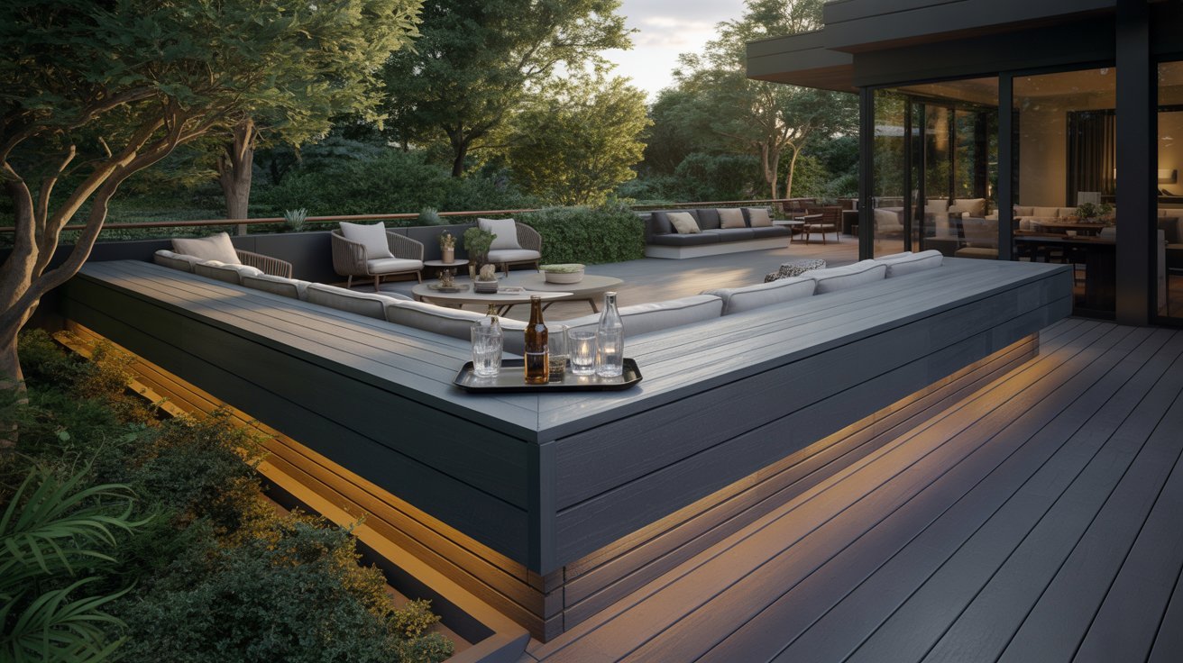 Cocktail Rail for Functional Entertaining
