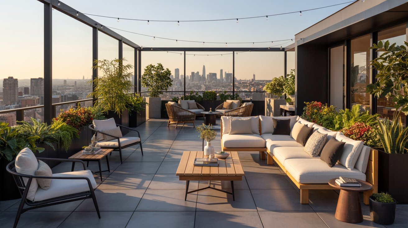 Rooftop Deck for Private Outdoor Living
