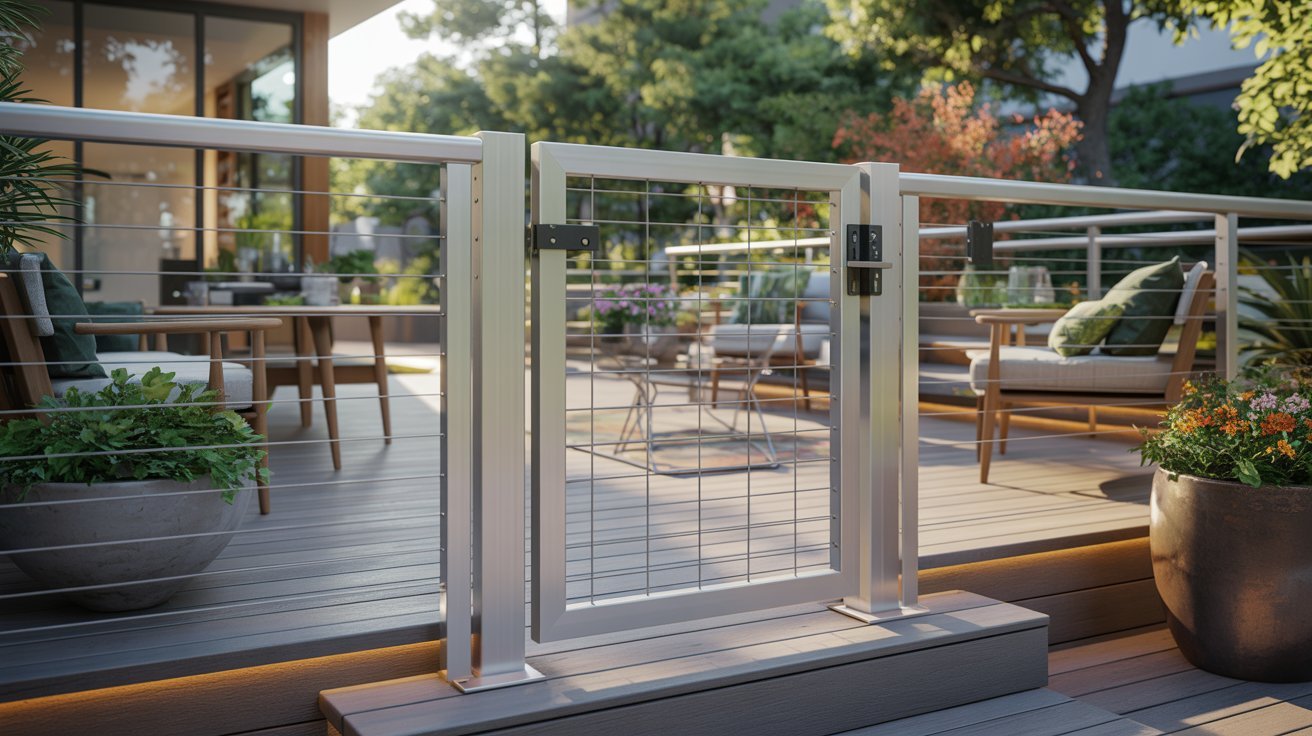 Deck Gate Installation for Safety
