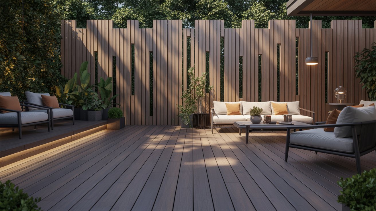 Deck Privacy Wall for Seclusion