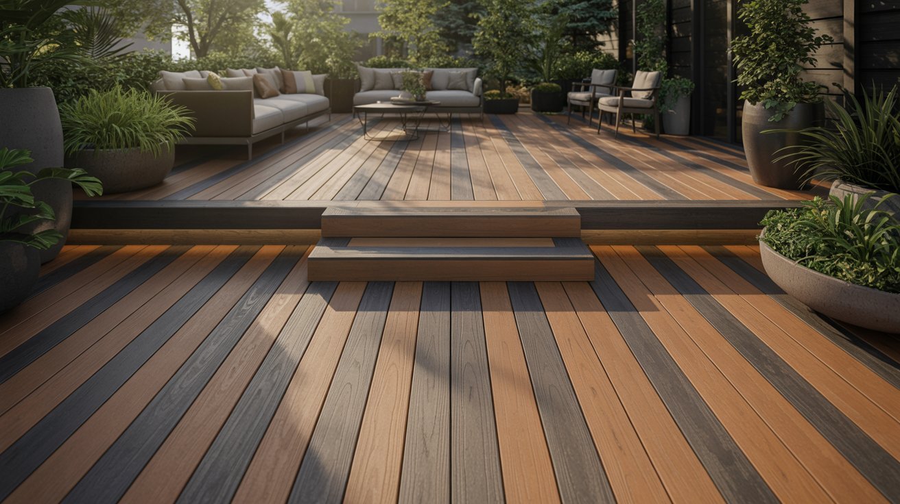 Two-Tone Composite Deck Color Design