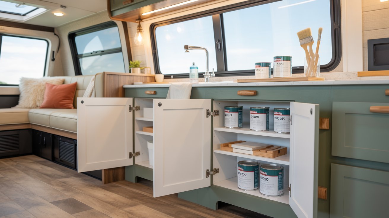 Paint RV Cabinets for a Fresh Look
