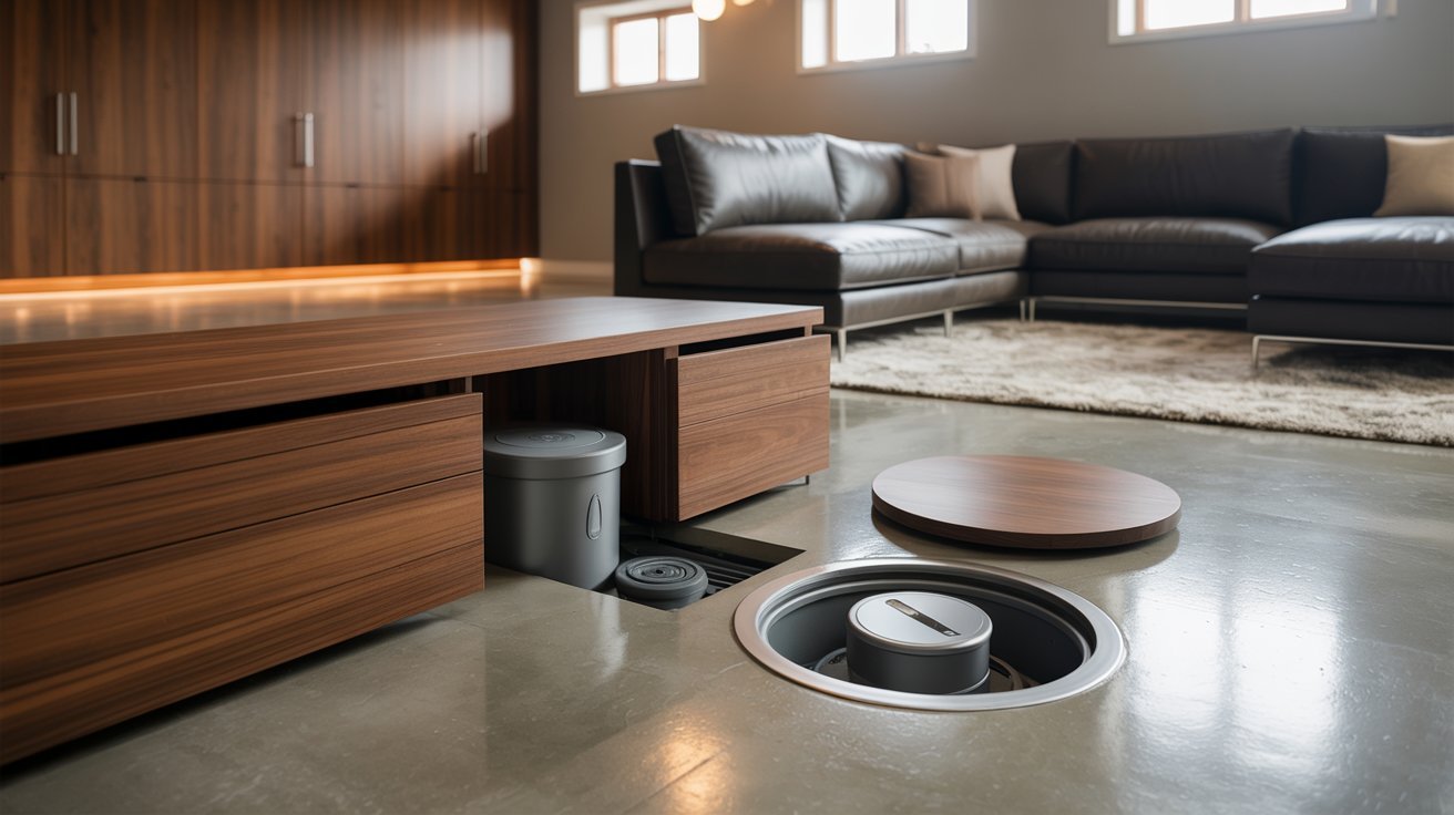 Hiding a Sump Pump in a Finished Basement Without Ruining Design