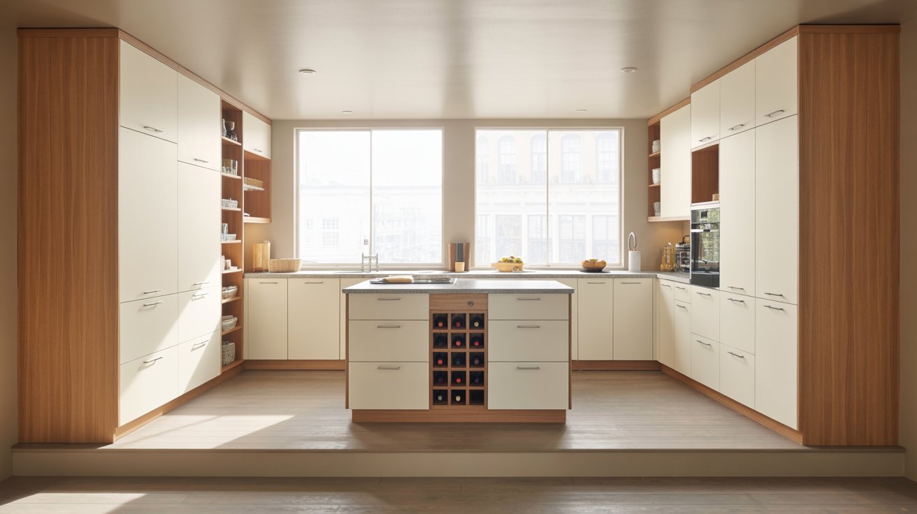 Maximize Storage in a Small Split Level Kitchen Remodel