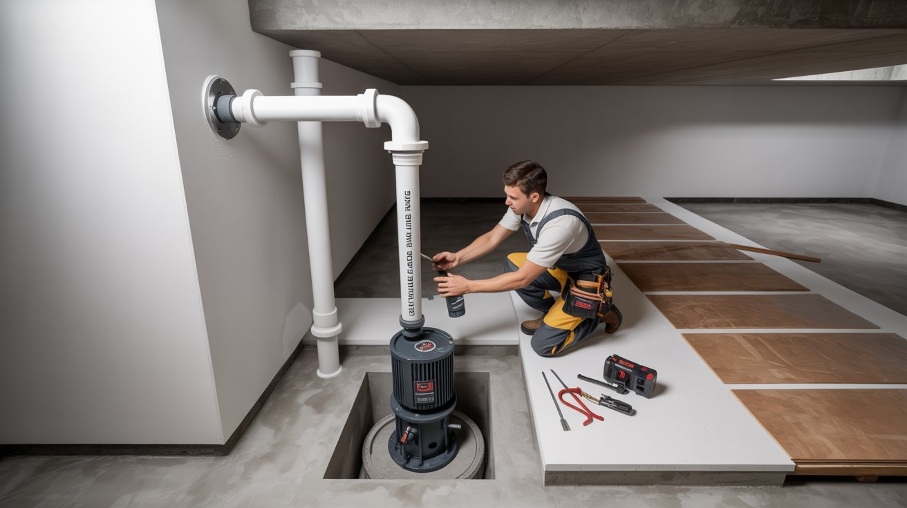  Connect the Discharge Pipe and Check Valve